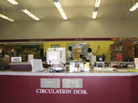 Fairfield Public Library's Circulation Desk